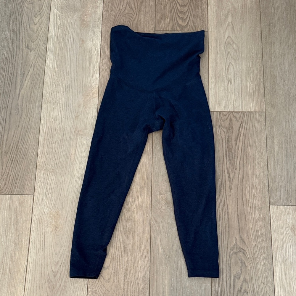 Maternity Beyond Yoga Navy Leggings
